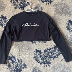 Alphalete Black Lifestyle Fit Top